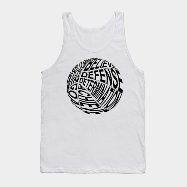 Basketball Tank Top by Designoholic